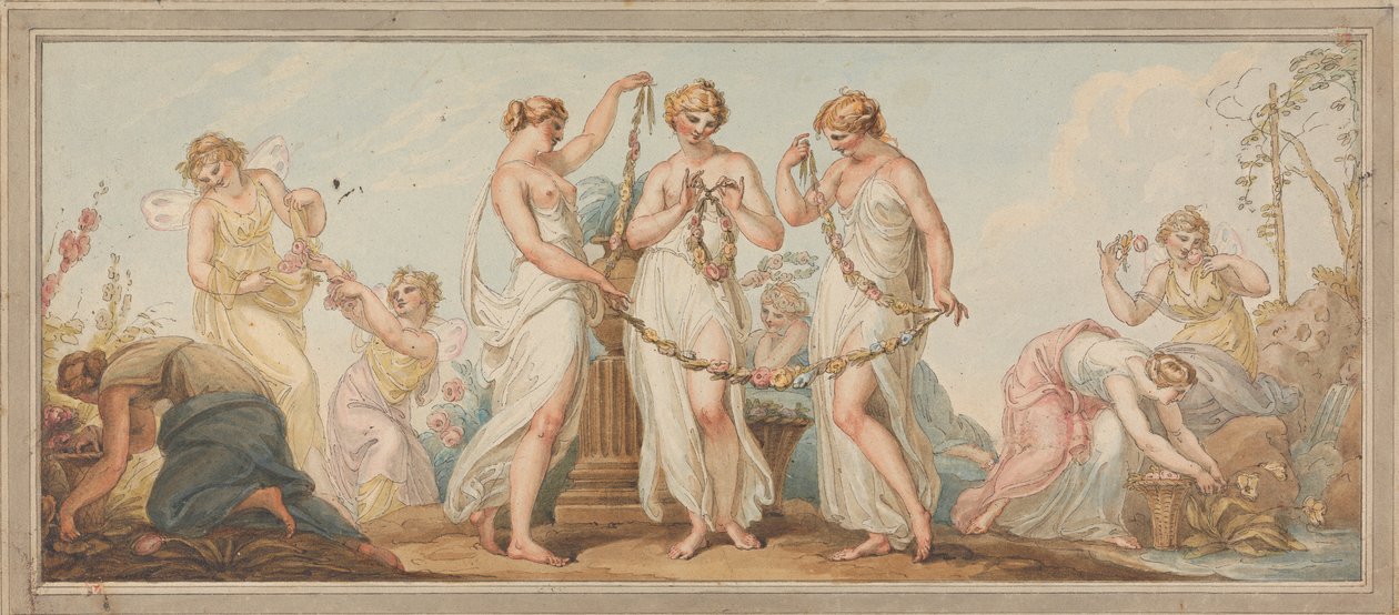Alegoria da Primavera de Edward Francis Burney