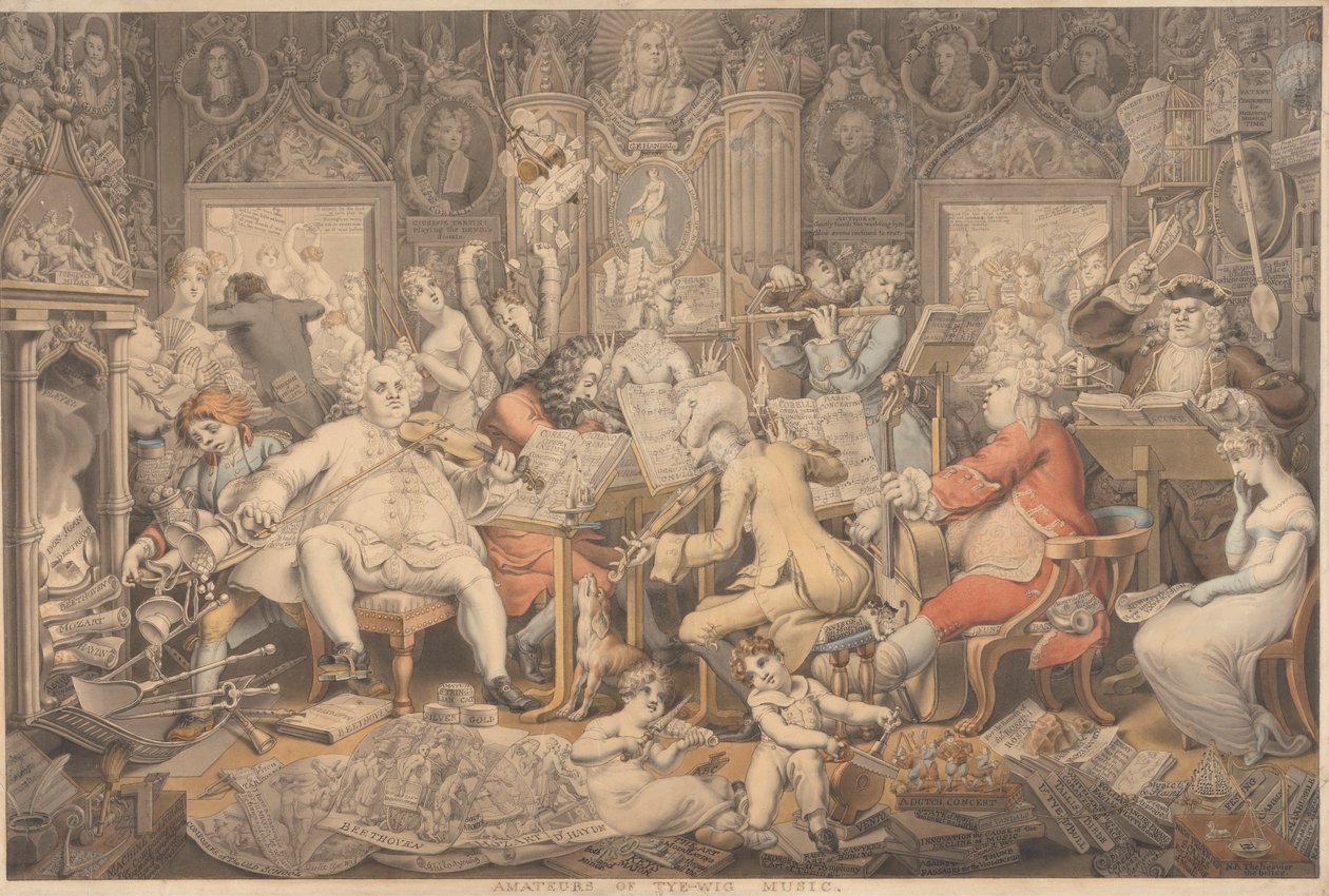 Amadores de Tye-Wig Music de Edward Francis Burney