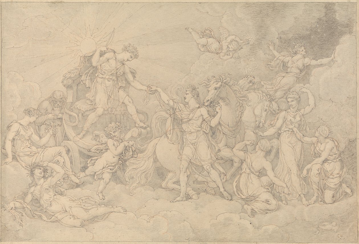 Apollo e Phaeton de Edward Francis Burney