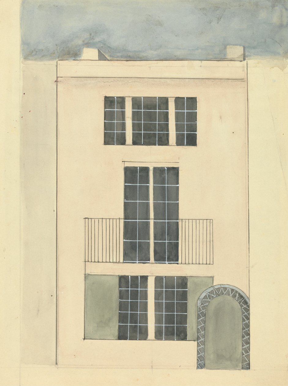Elevação de uma Casa de Edward Francis Burney