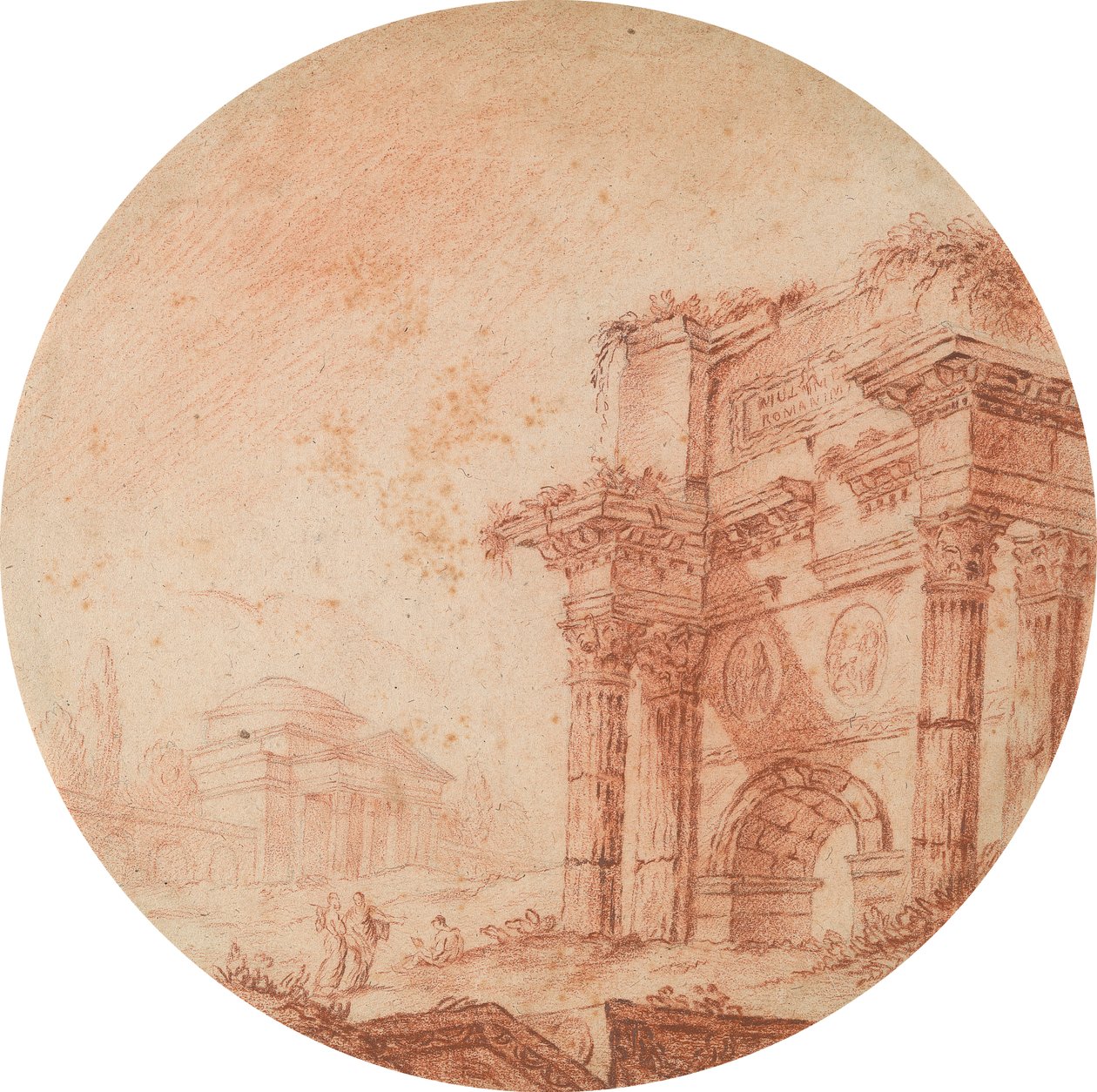 Ruínas Romanas de Edward Francis Burney