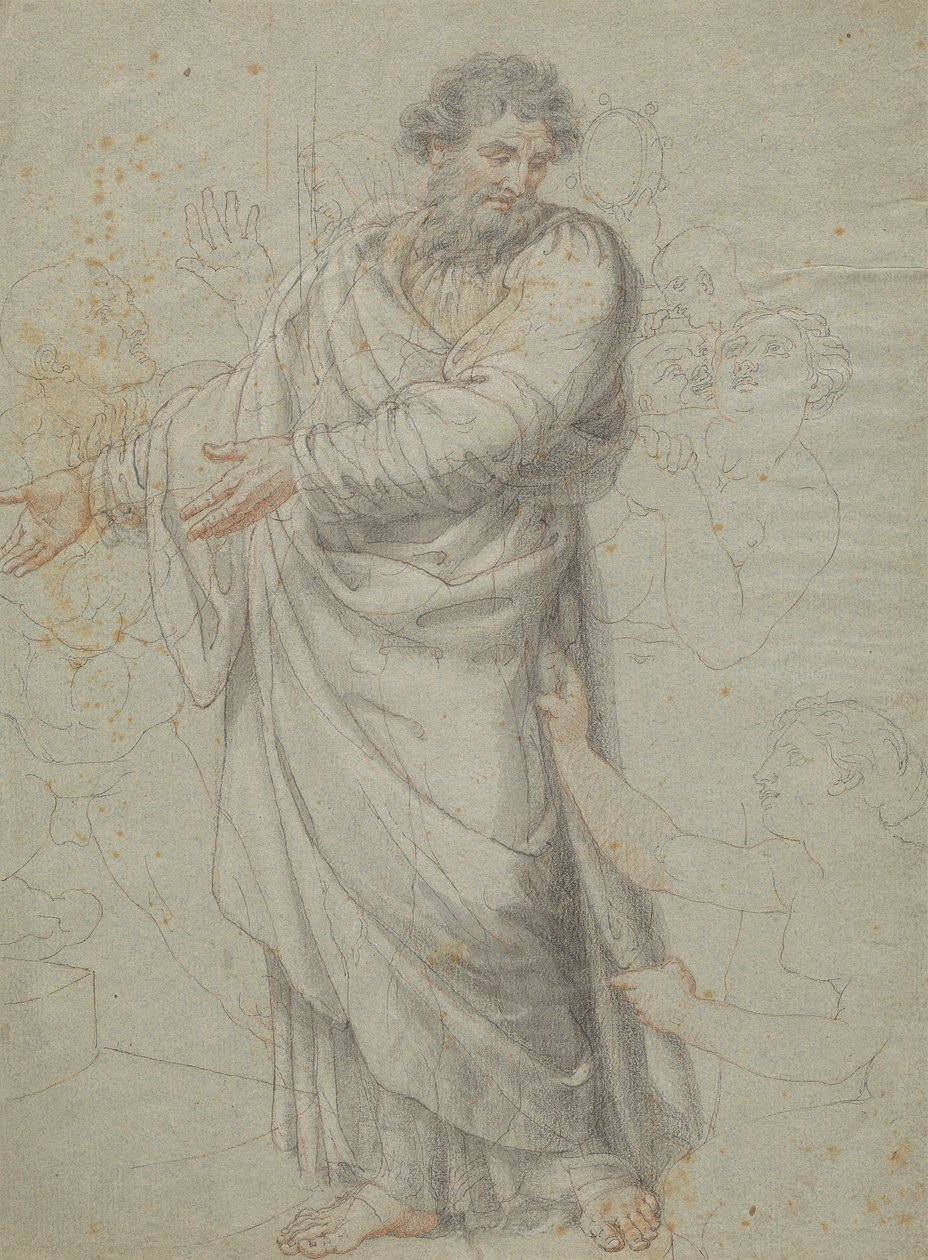 Estudo para a Figura de S. Paulo de Edward Francis Burney