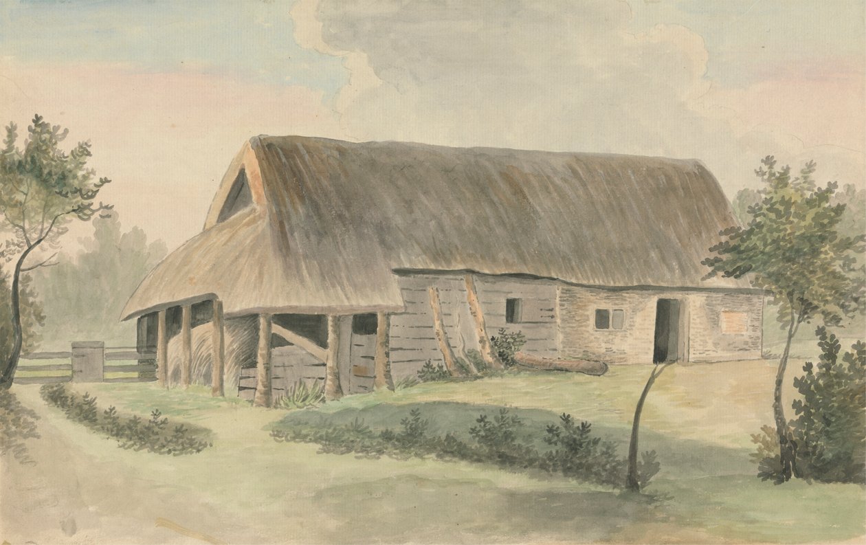 Telhado de palha de Edward Francis Burney