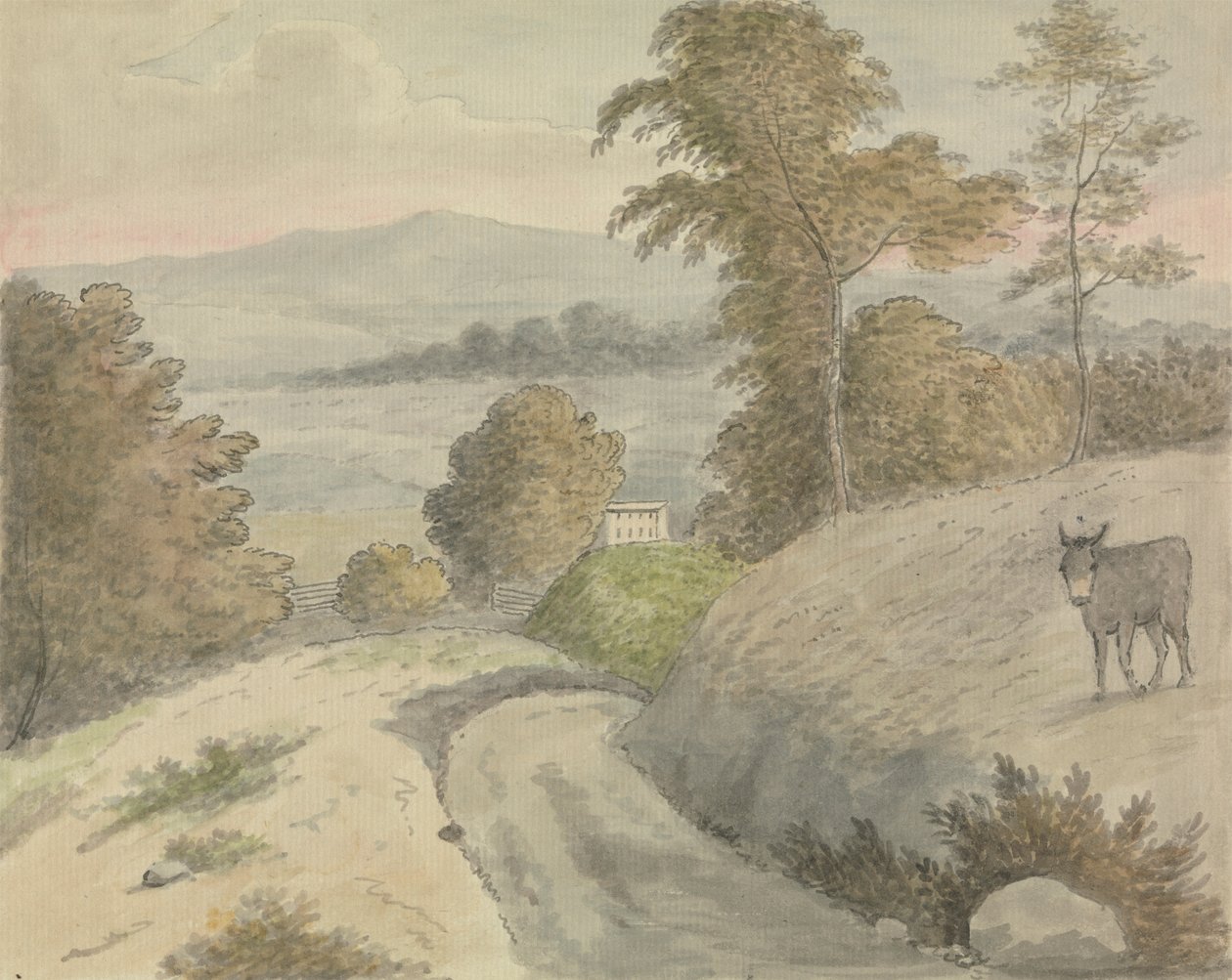 Vista em Surrey de Edward Francis Burney