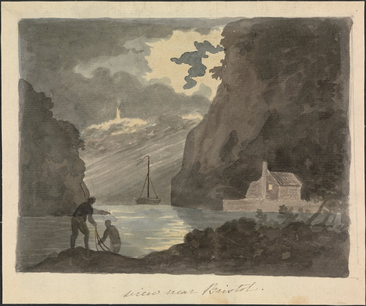 Vista perto de Bristol de Edward Francis Burney