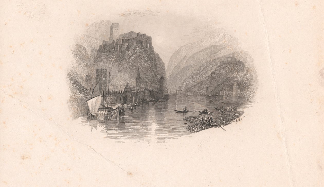 O Castelo do Reno de Edward Francis Finden