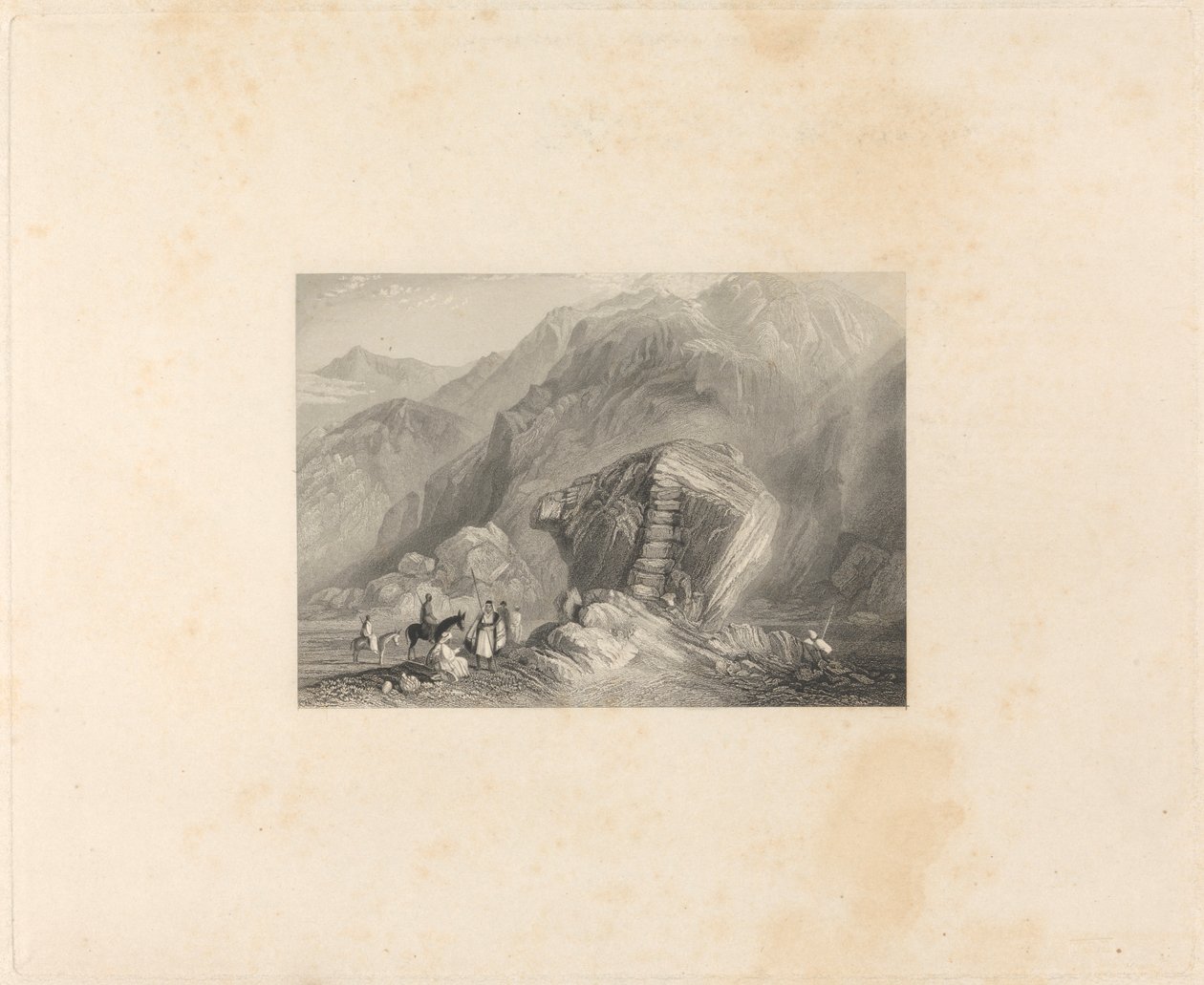 O Deserto do Sinai de Edward Francis Finden