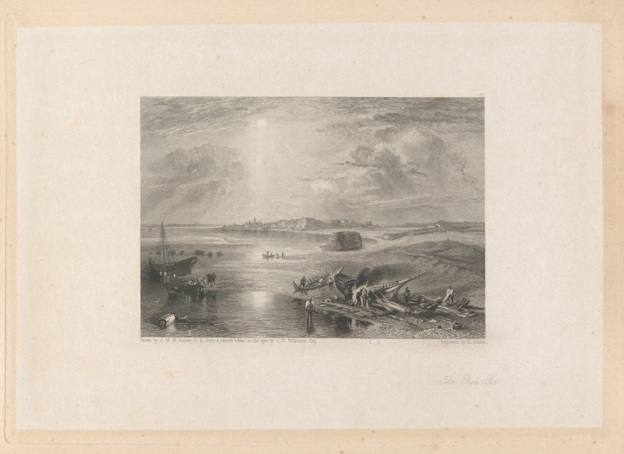 O Mar Vermelho e o Suez de Edward Francis Finden