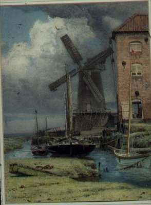 Em Cley-Next-the-Sea, Norfolk de Edward Frederick Brewtnall