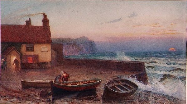 Sandsend, Whitby de Edward Frederick Brewtnall