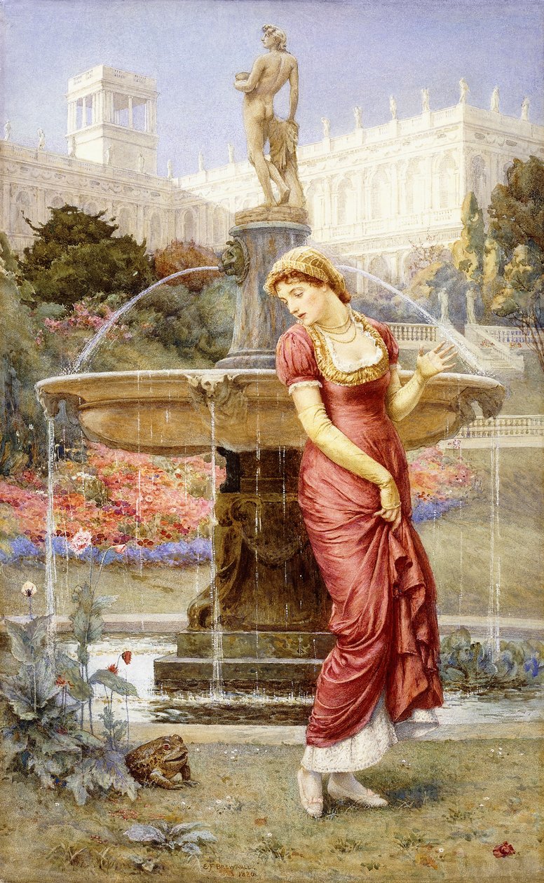 O Príncipe Sapo, 1880 de Edward Frederick Brewtnall