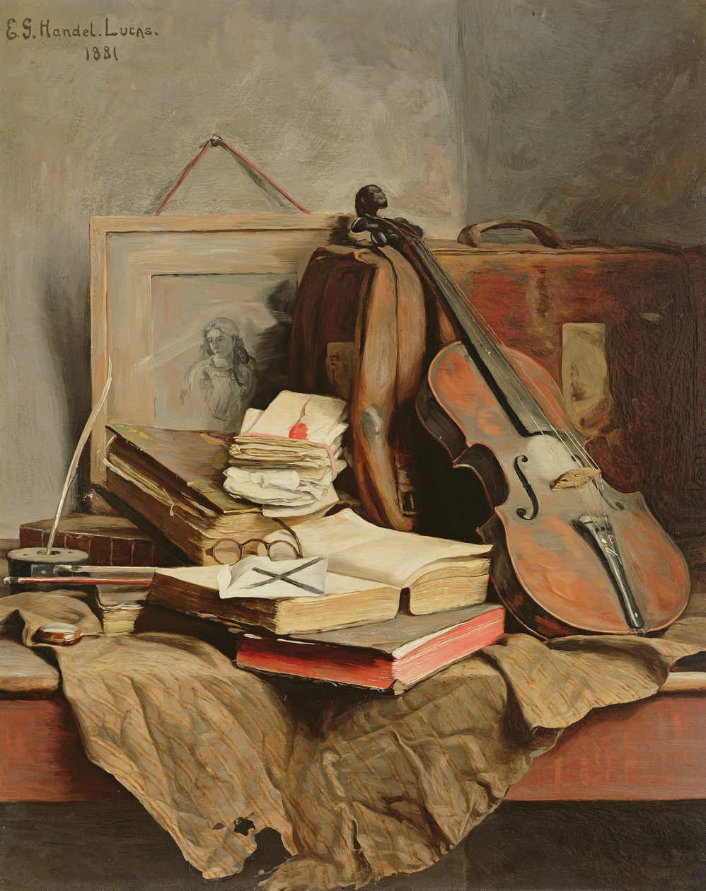 O tempo tenta todas as coisas, 1881 de Edward George Handel Lucas
