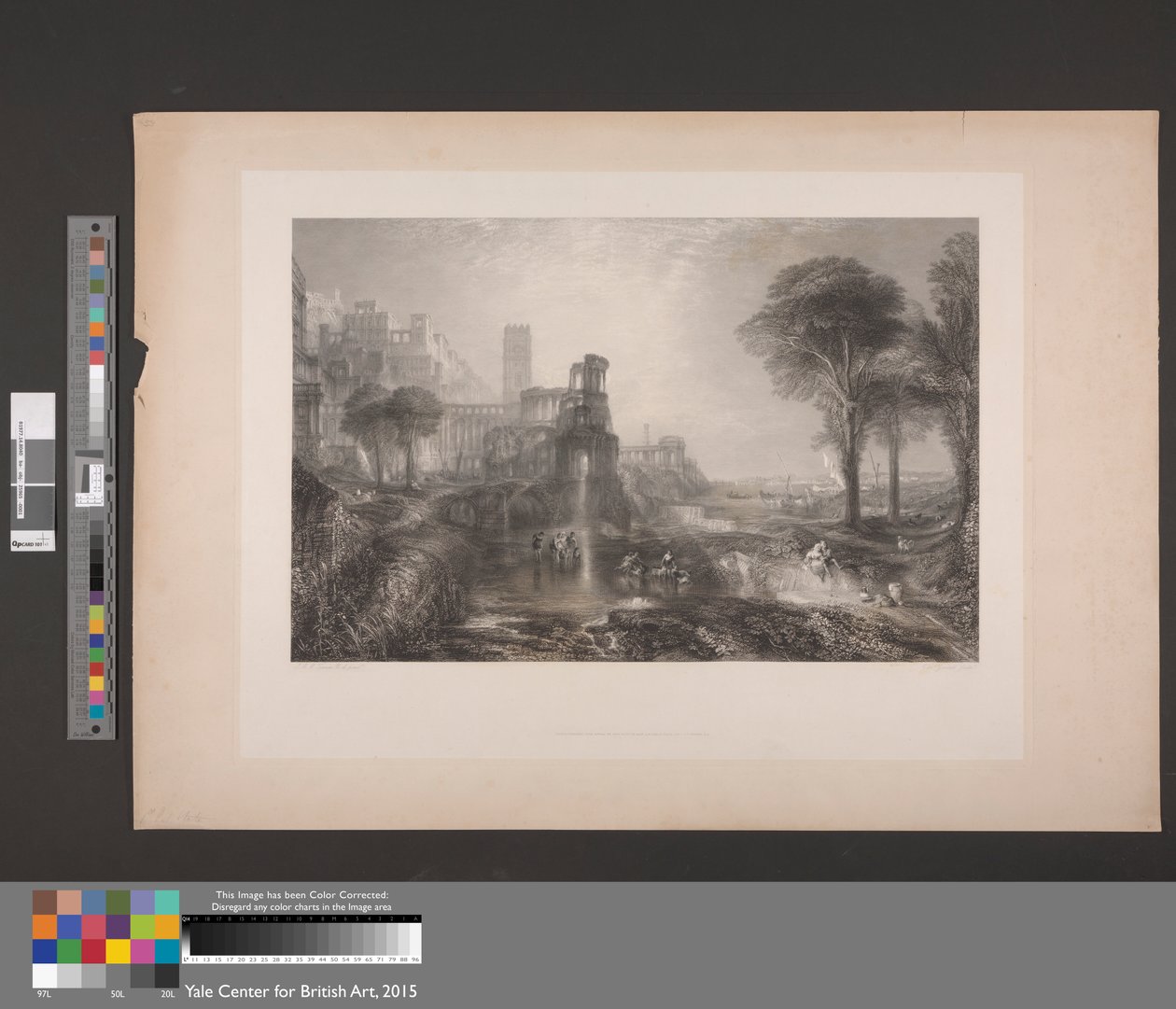 Palácio e Ponte de Calígula de Edward Goodall