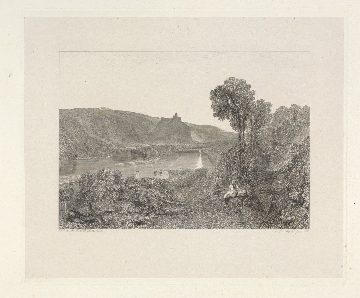 Castelo de Prudoe, Northumberland de Edward Goodall