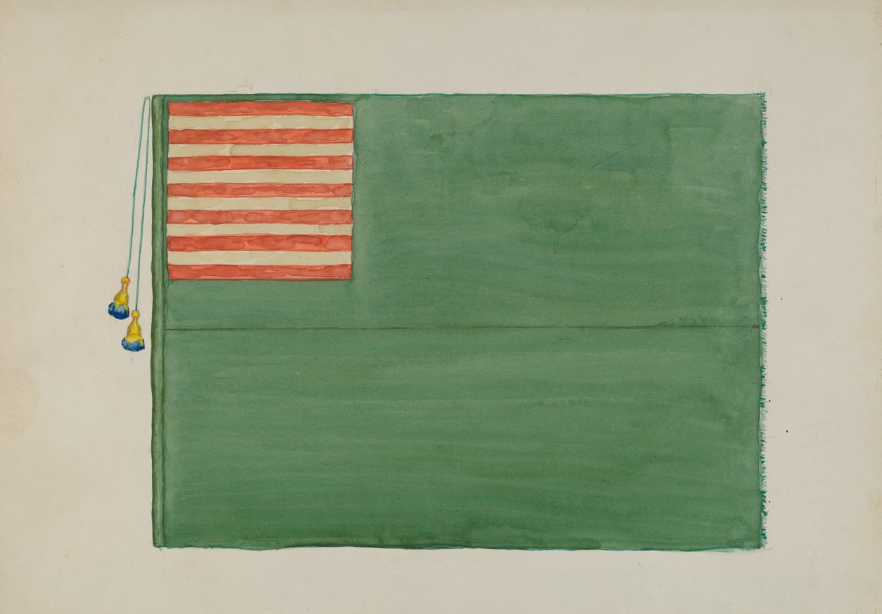 Bandeira revolucionária, c. 1936. de Edward Grant