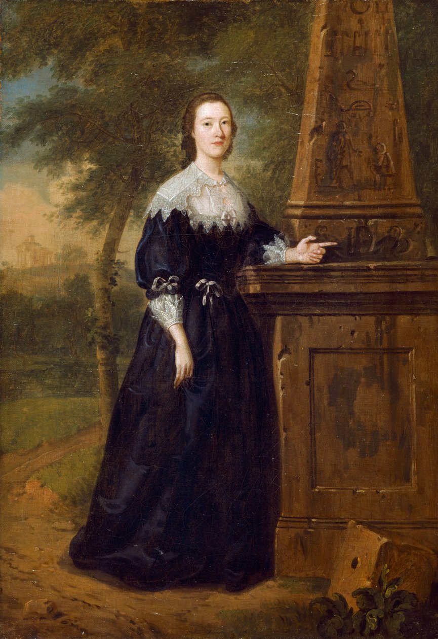 Miss Elizabeth Wandesford c.1753 (óleo sobre tela) de Edward Haytley