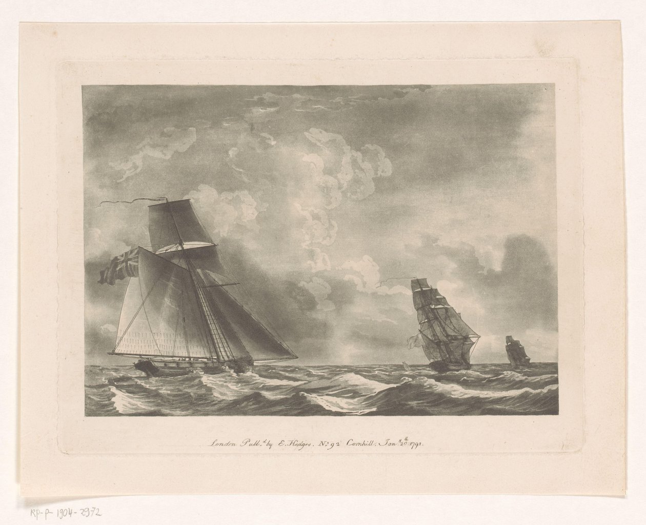 Frota britânica no mar
Seascapes (título da série) de Edward Hedges