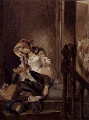 A Swoon (aguarela) de Edward Henry Corbould