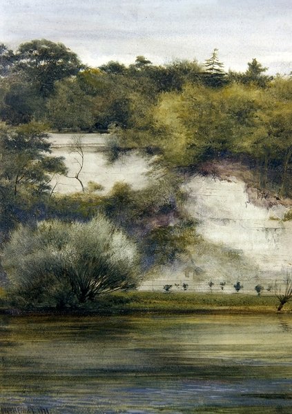 Junto ao Riverside de Edward Henry Fahey