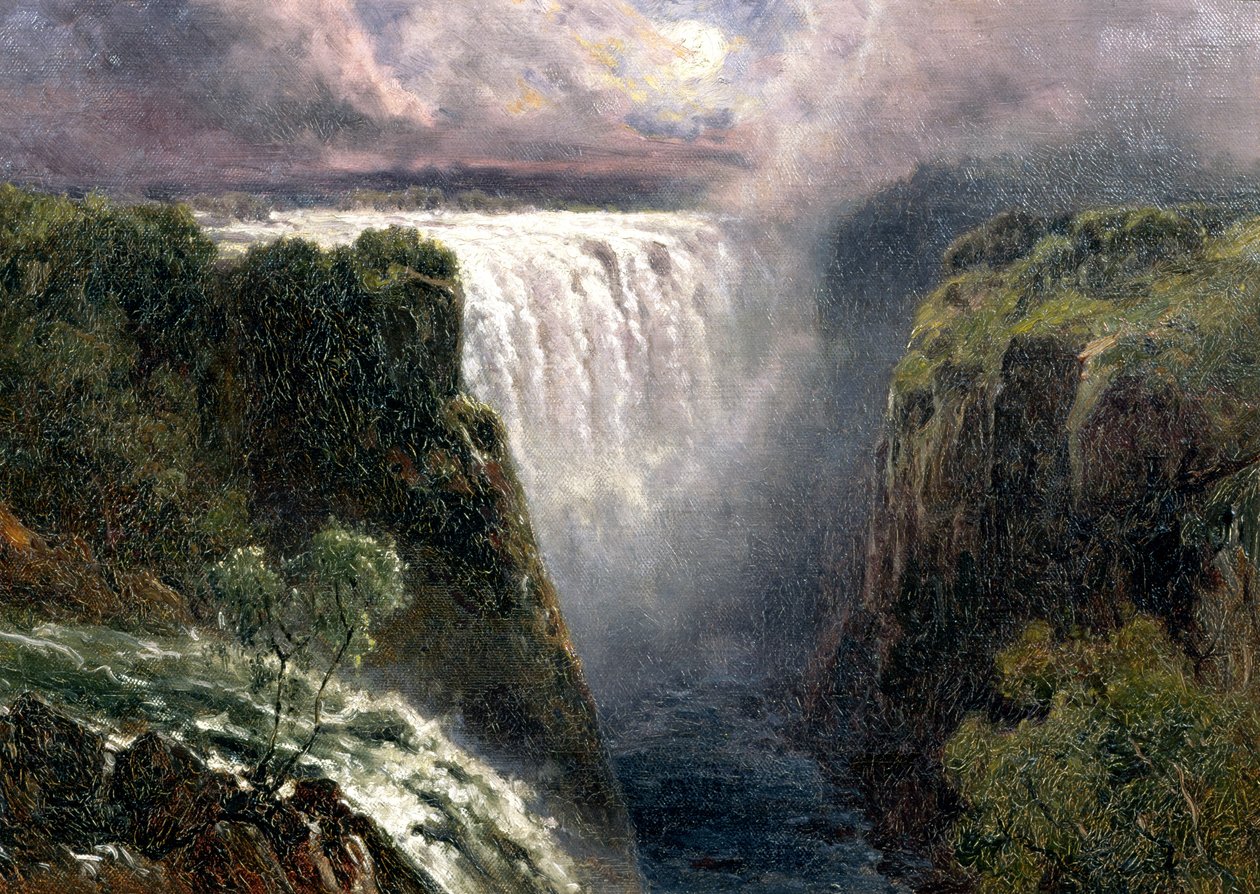 Um, vista, de, quedas victoria de Edward Henry Holder