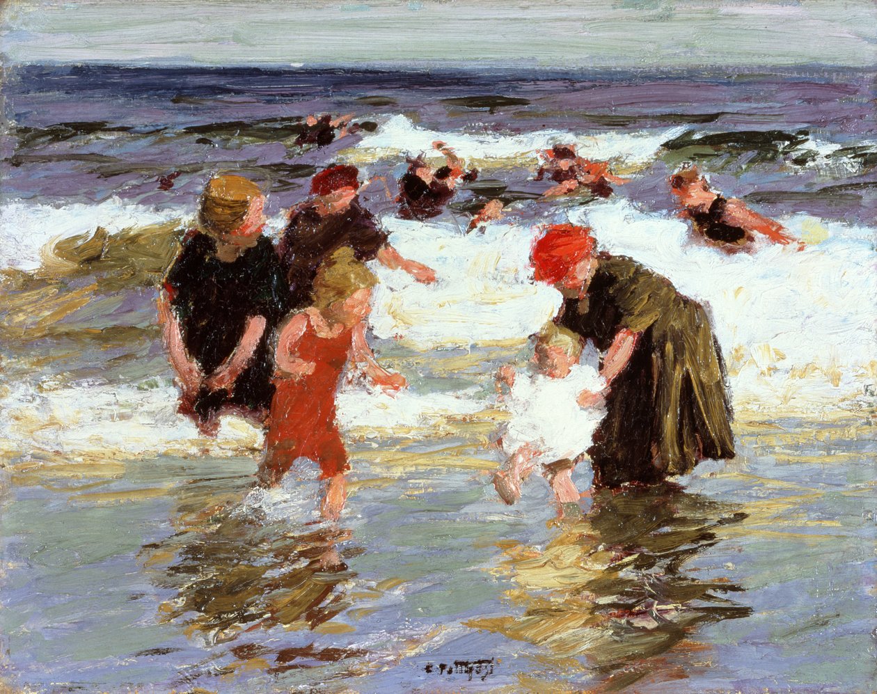 Banhistas, c.1913 de Edward Henry Potthast