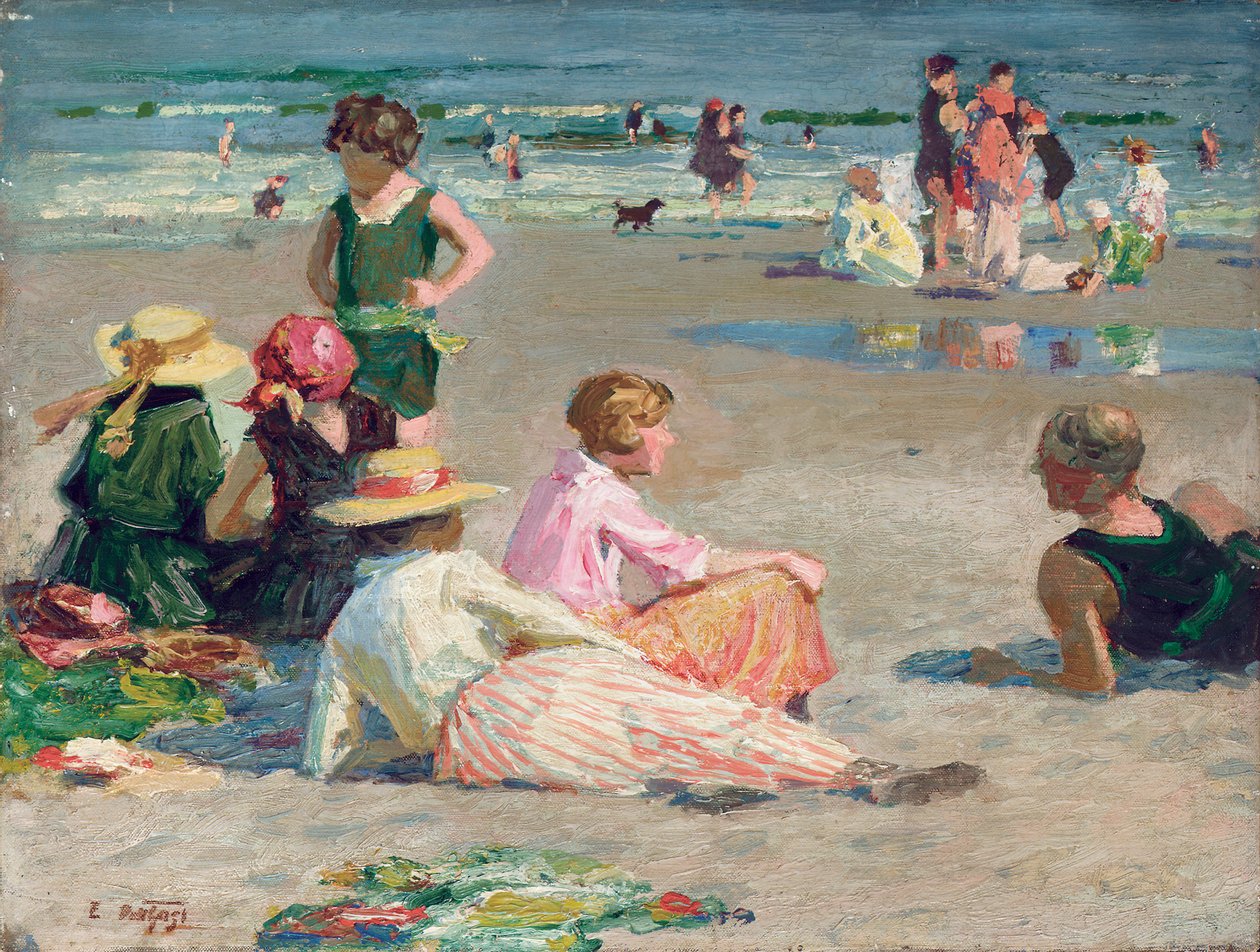 Manhattan Beach de Edward Henry Potthast