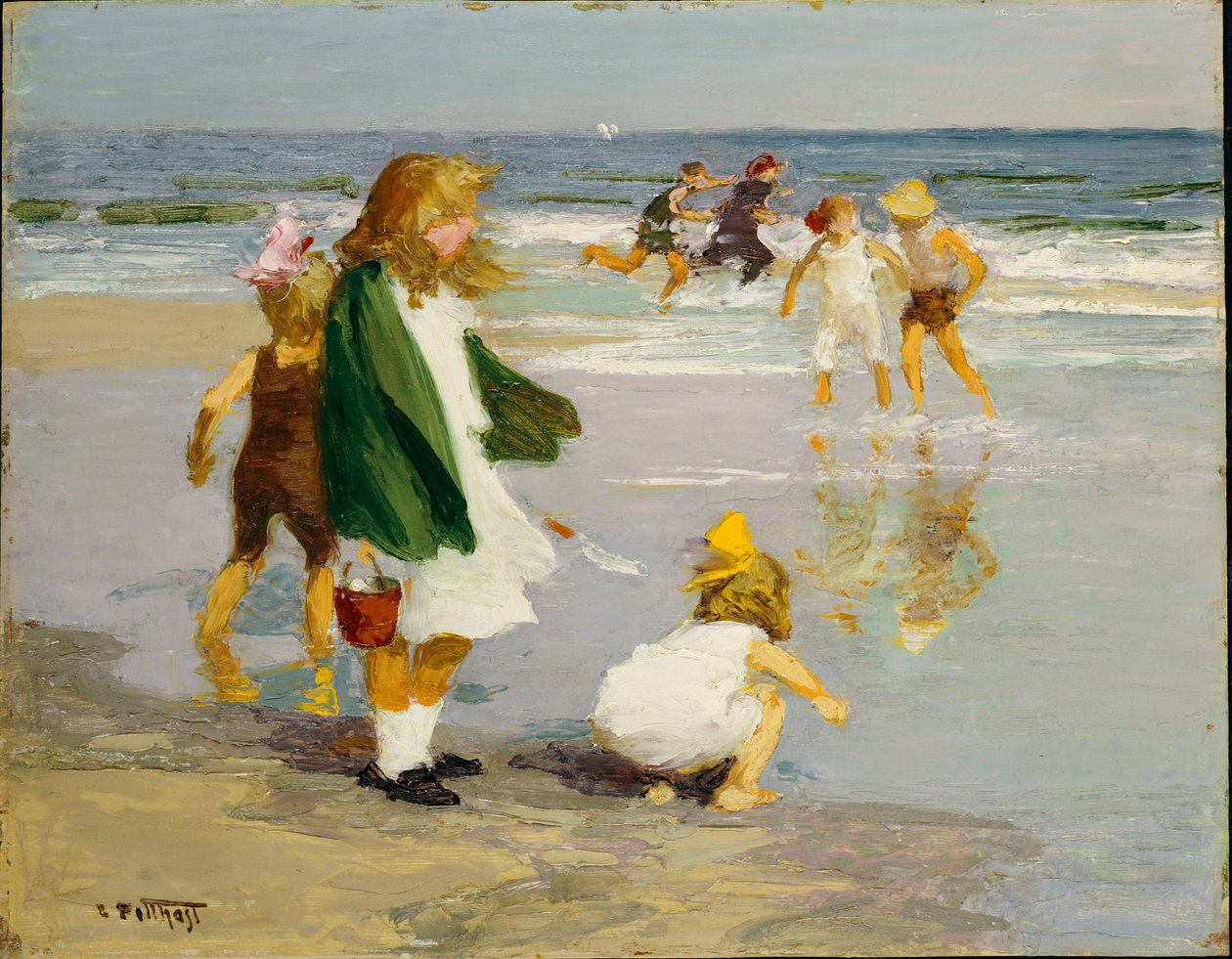 Jogue no surf de Edward Henry Potthast