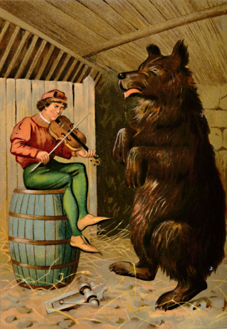 O urso dançarino, 1901 de Edward Henry Wehnert
