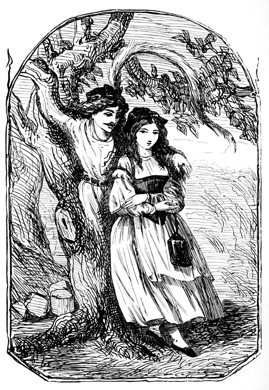 A velha na floresta, 1901 de Edward Henry Wehnert