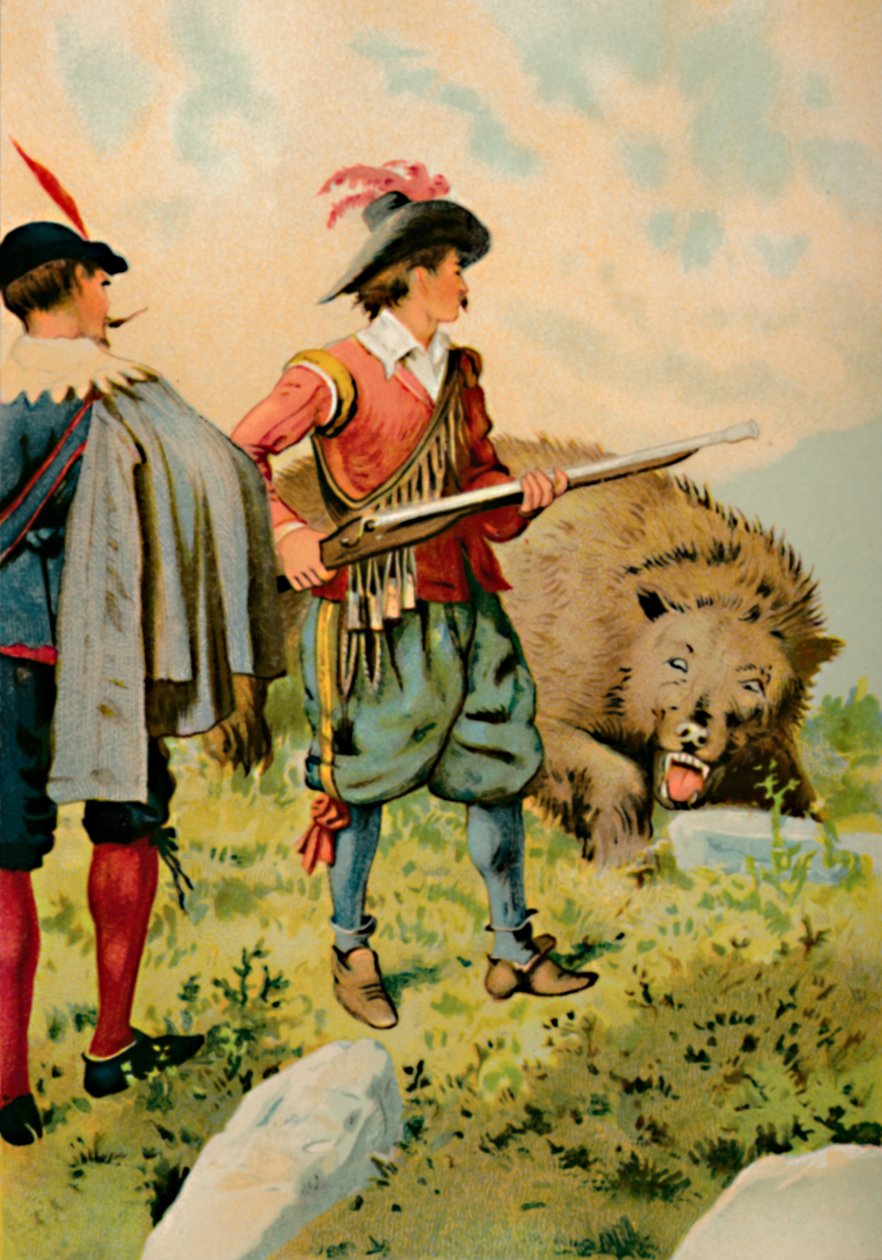 O soldado e o urso, 1901 de Edward Henry Wehnert