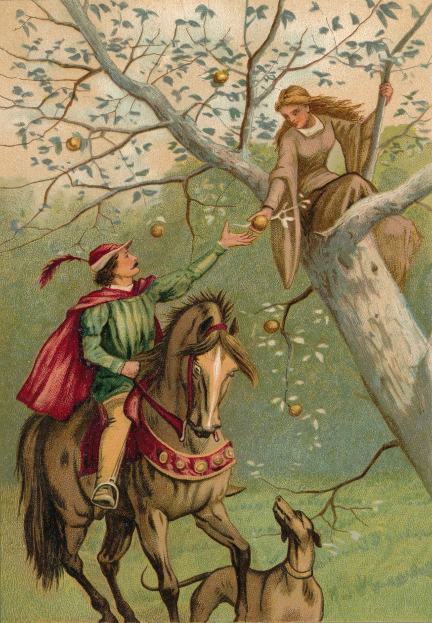 Dois Olhos e o Cavaleiro, 1901 de Edward Henry Wehnert