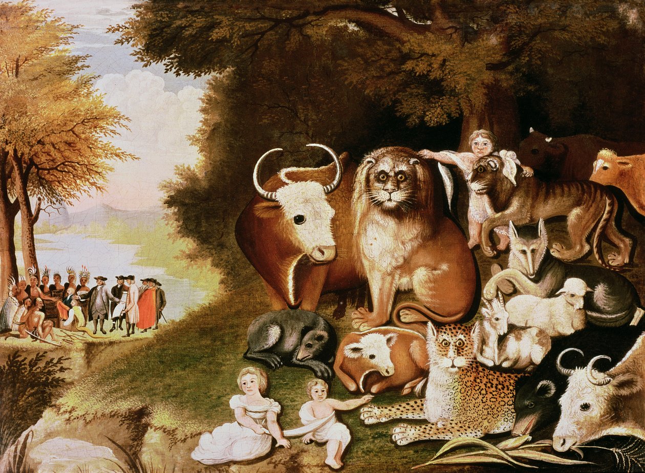 O Reino Pacífico, 1832-34 (ver também 84503) de Edward Hicks
