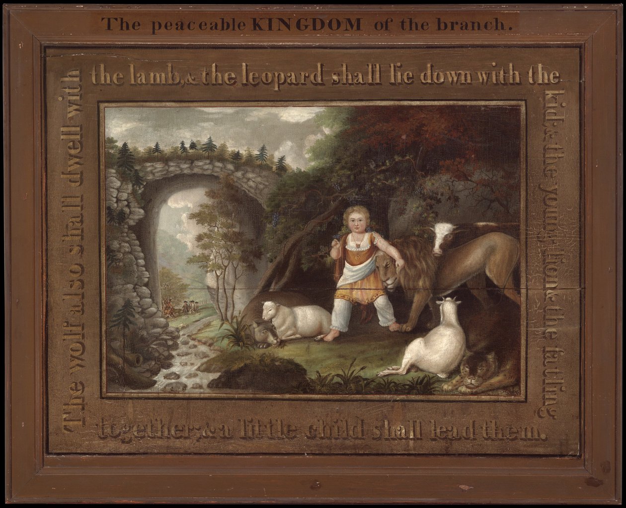 O Reino Pacífico da Filial, c.1825-30 de Edward Hicks