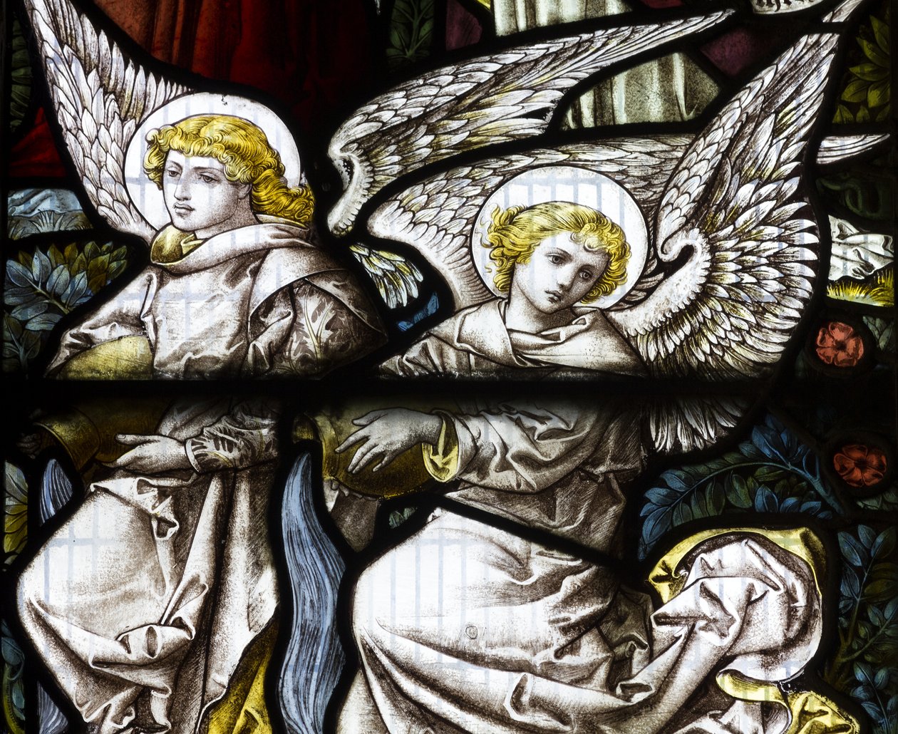 Anjos, 1882 (vitral) de Edward Holmes Jewitt