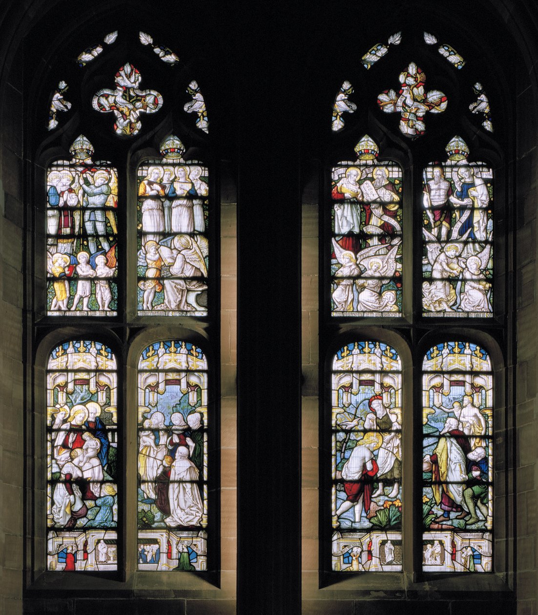 Janela do Leste, 1882 (vitral) de Edward Holmes Jewitt