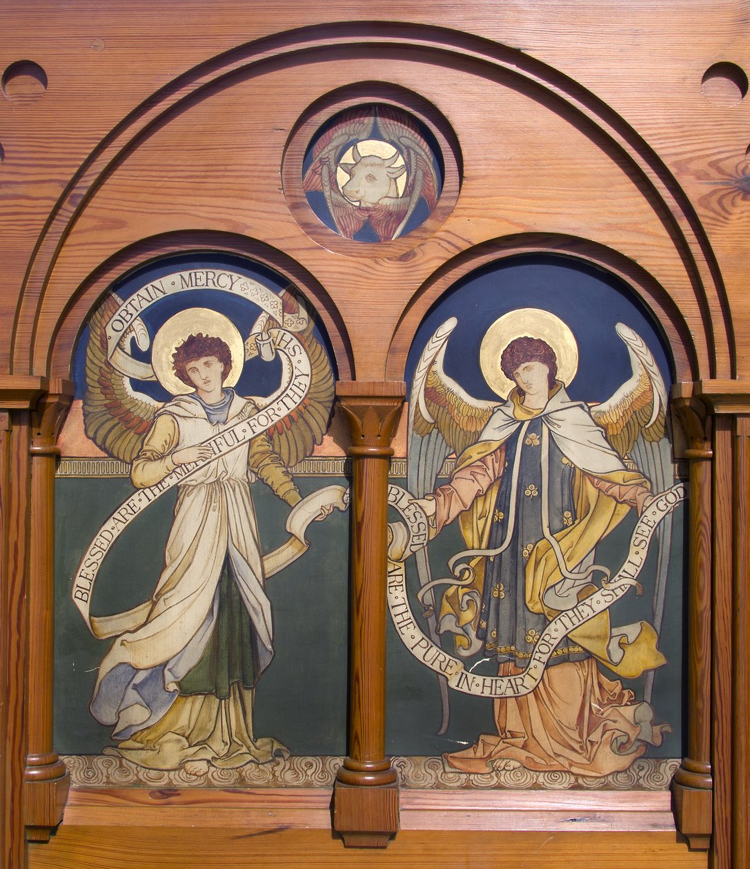Garstang, St Thomas, Shrigley e Caça (1873-1982), Edward Holmes Jewitt (1849-1929), Angel Reredos, c.1877 de Edward Holmes Jewitt