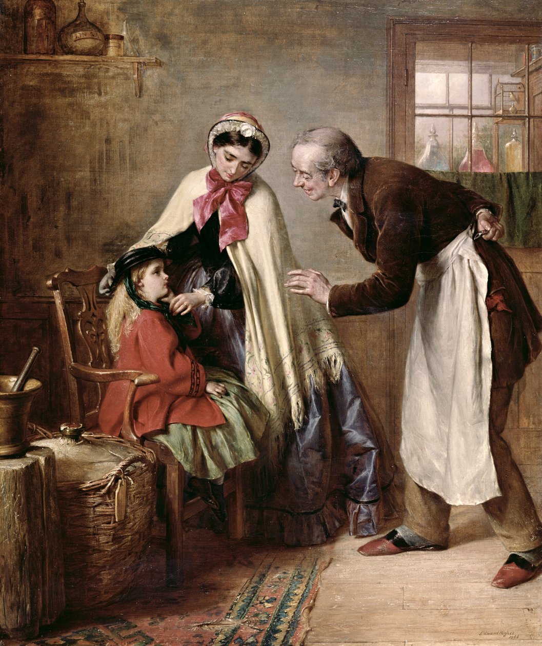 Primeiro Dente, 1866 de Edward Hughes