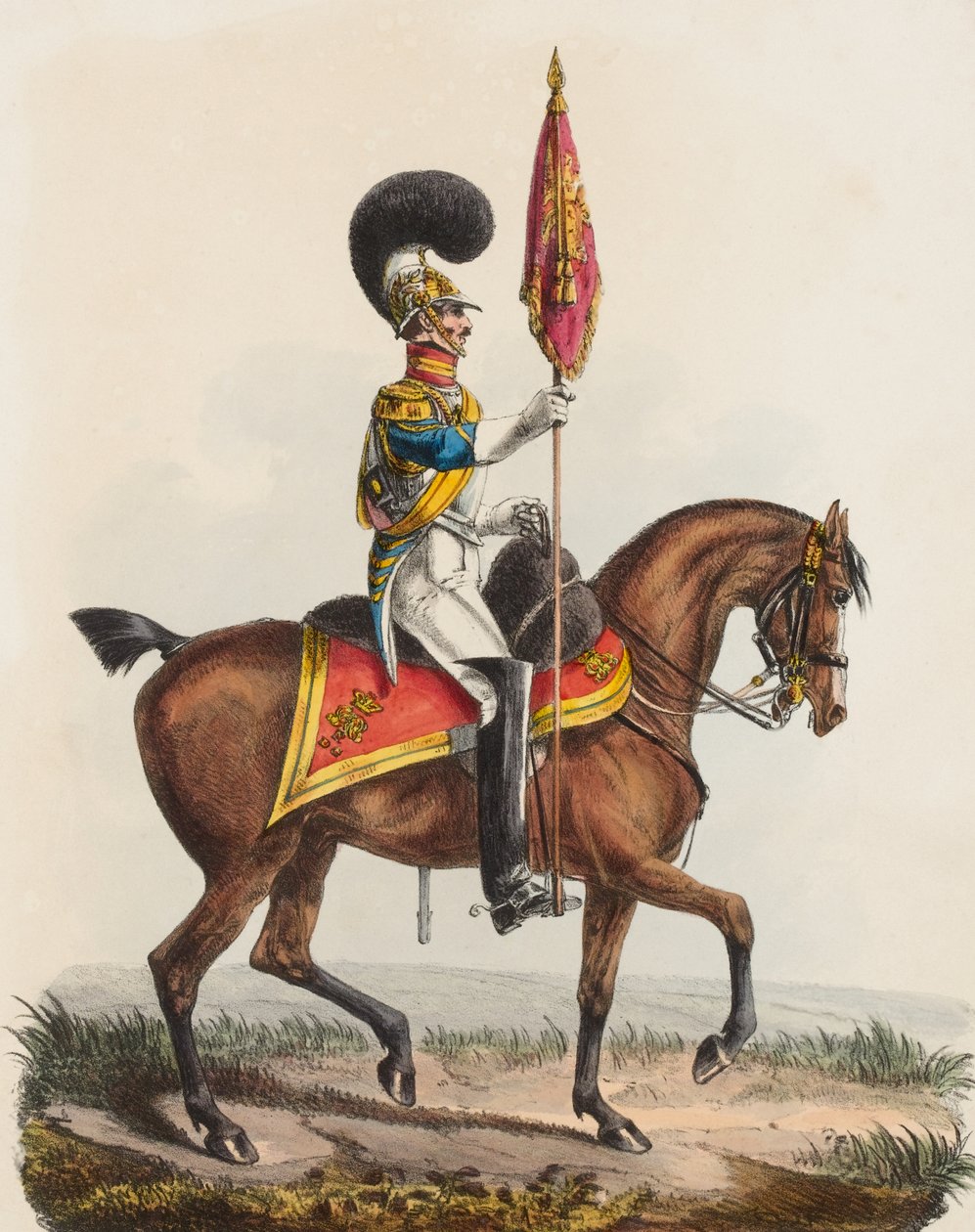 Royal Horse Guards, Blue, Officer, 1828 de Edward Hull