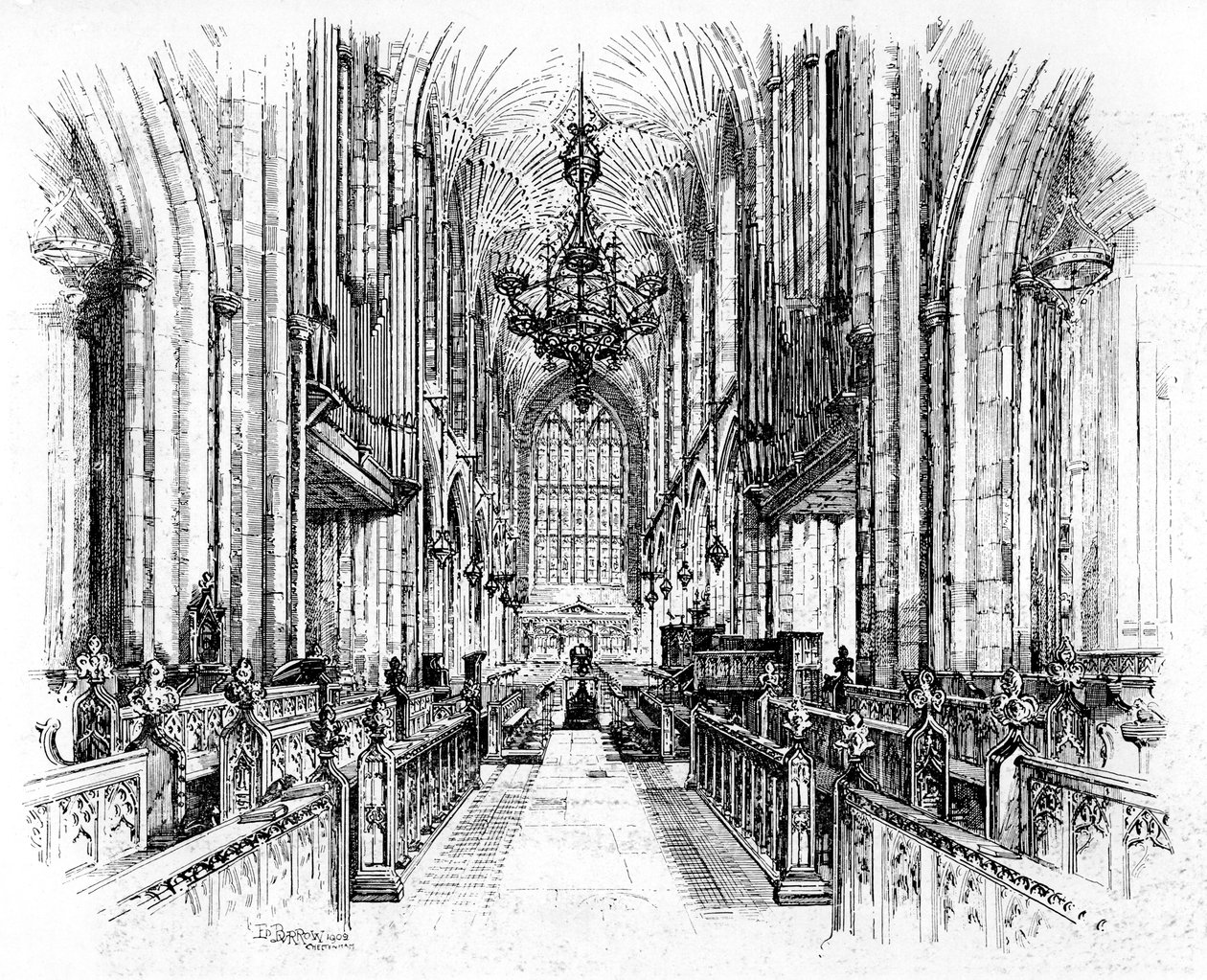 Abadia de Bath, Bath, Somerset, 1902-1903. de Edward J. Burrows