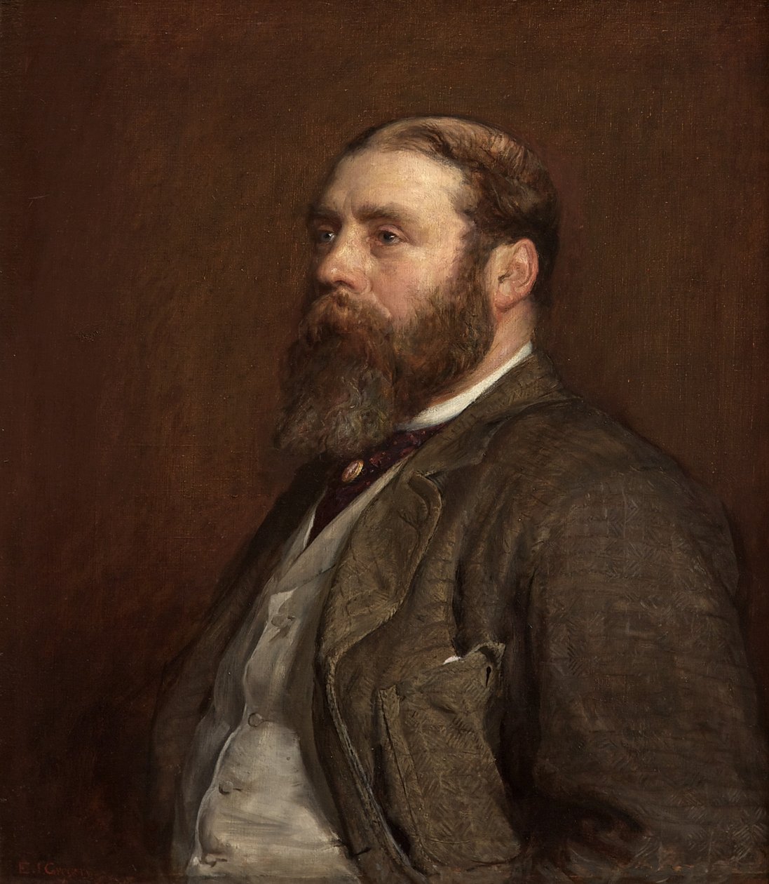 William Henry Wills, Esq., M.P. (Lord Winterstoke), c.1880 (óleo sobre tela) de Edward John Gregory