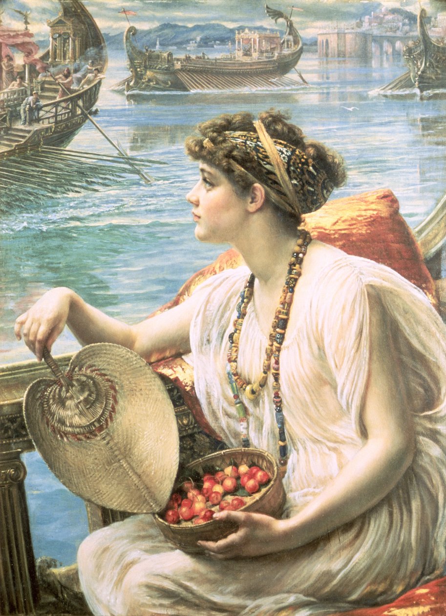 Uma corrida de barco romana de Edward John Poynter