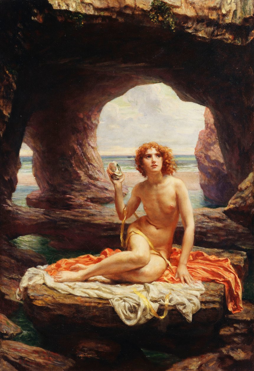 Na maré baixa, de Edward John Poynter