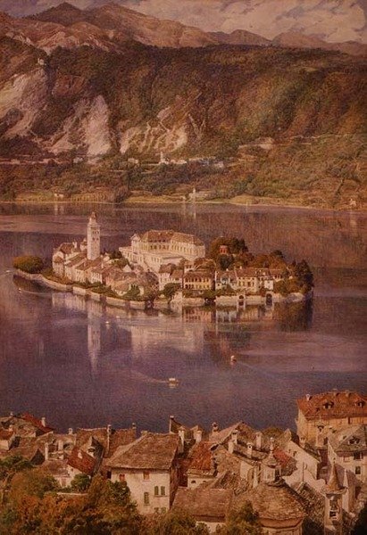 Isola San Giulio, Lago Orta de Edward John Poynter