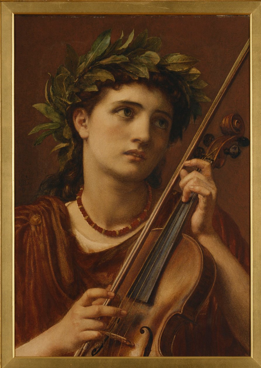 Música, Heavenly Maid, 1889 de Edward John Poynter