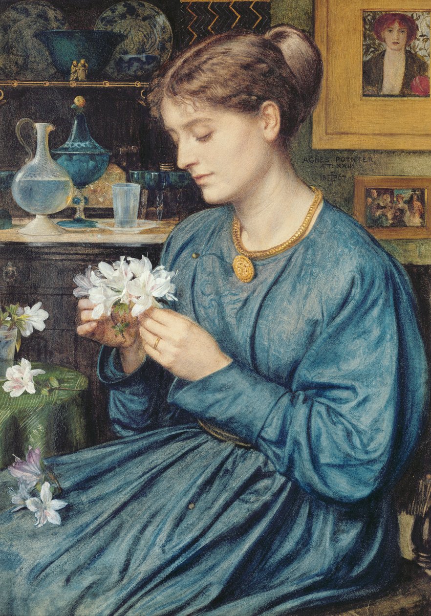 Retrato de Agnes Poynter, 1867 de Edward John Poynter