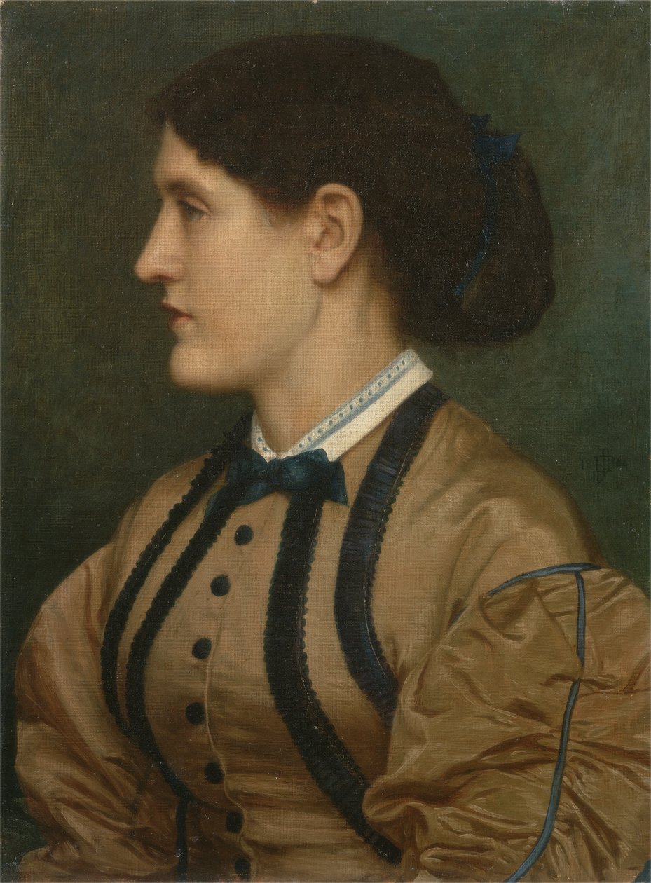 Retrato de Eliza Eastlake (1809-93) 1864 (óleo sobre tela) de Edward John Poynter
