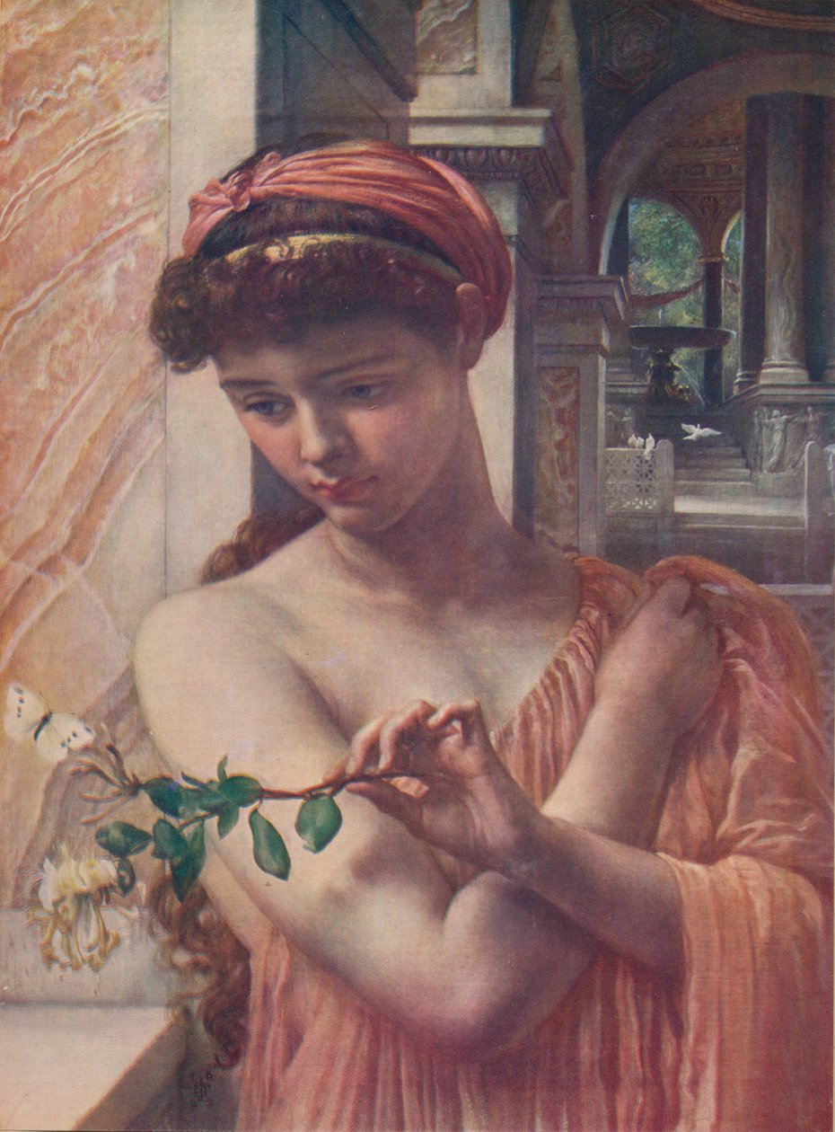 Psique no templo do amor, 1882, c1915 de Edward John Poynter