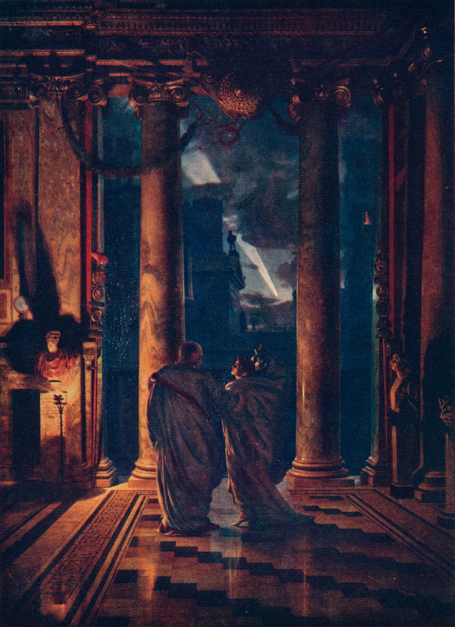 Os Idos de março (Assassinato de Caio Júlio César) 1883 de Edward John Poynter