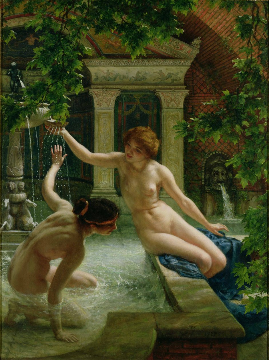 Crianças da água, 1900 de Edward John Poynter