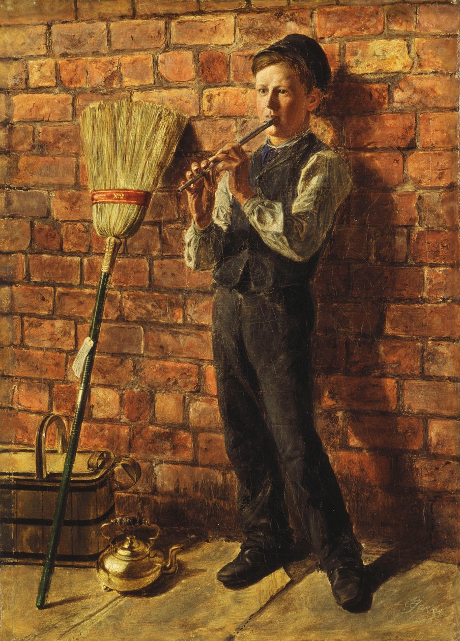 Música versus trabalho, 1864 de Edward Joseph Worrall